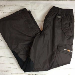ZeroXposur Snow Ski Pants Sz L 14/16 Youth - ZeroXposur Brown EUC